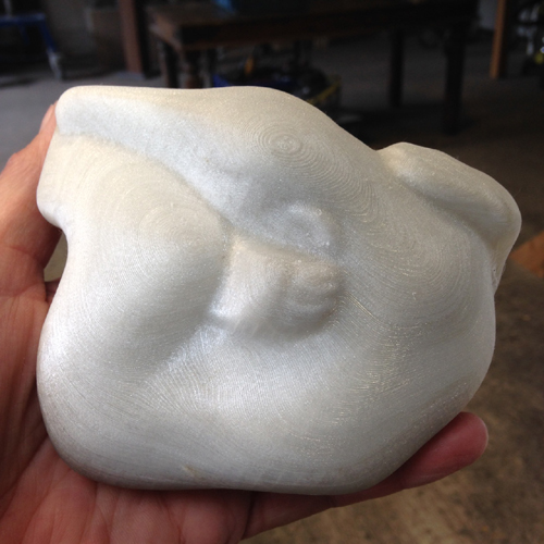 Jonge Miereneter, 3D print, 12cm breed